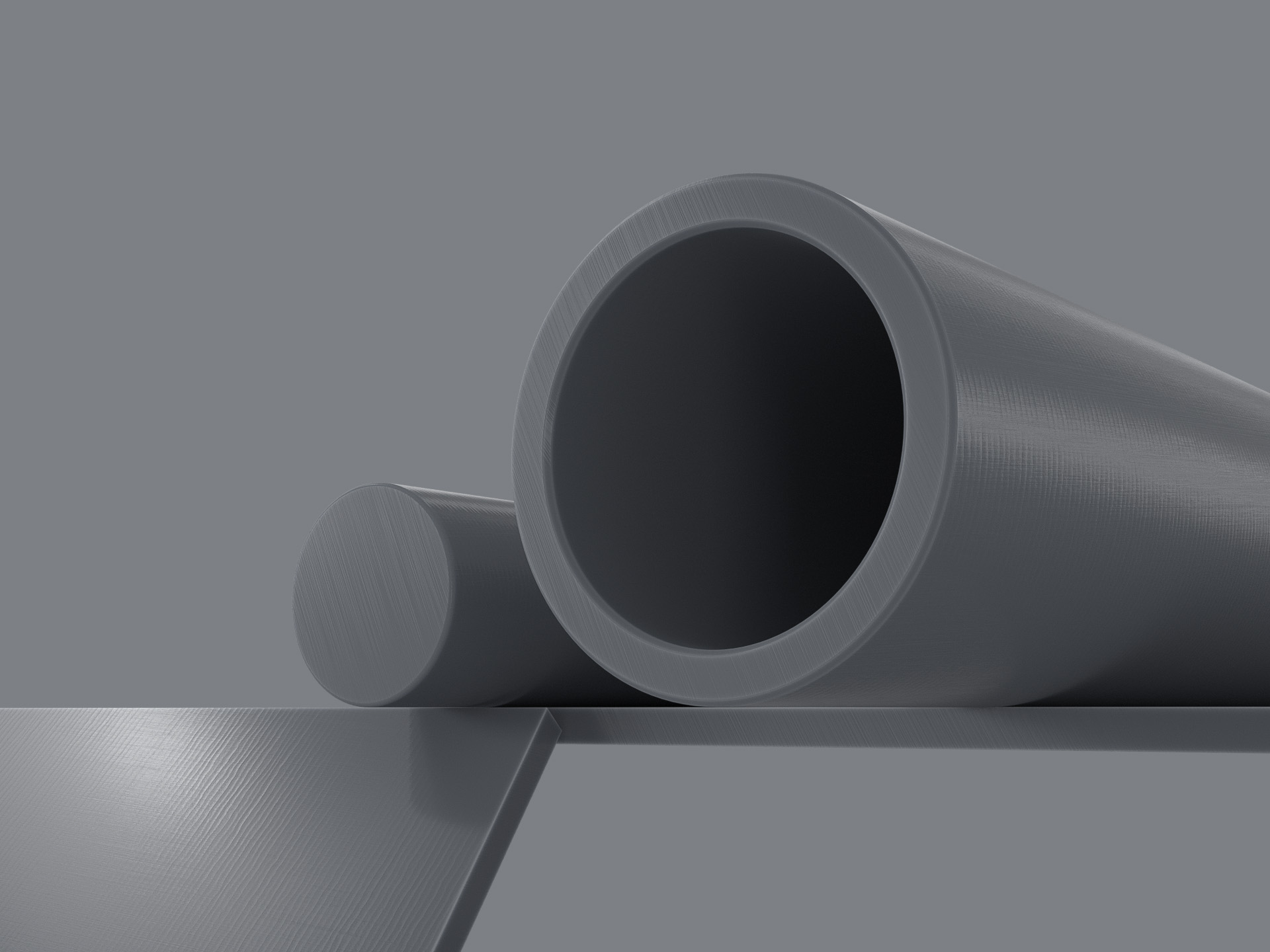 TIVAR® Oil Filled UHMW-PE plastic stock shapes
